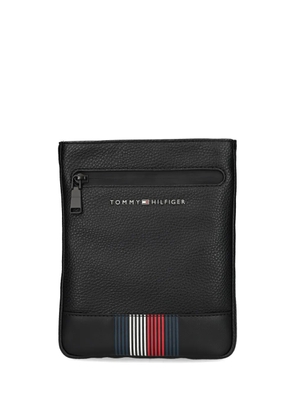 Tommy Hilfiger logo-stamp messenger bag - Black