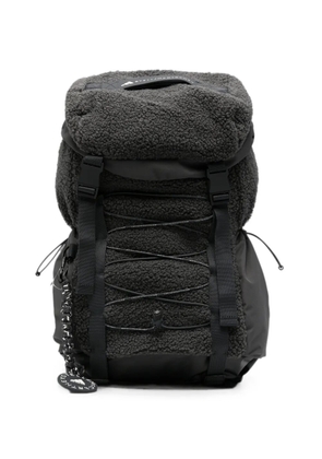 adidas by Stella McCartney fleece-texture buckle-fastening backpack - Grey