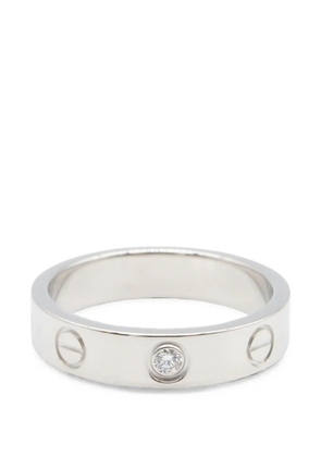 Cartier 2010s mini Love diamond ring - Silver