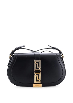Versace Pre-Owned Greca Goddess Leather Medium shoulder bag - Black