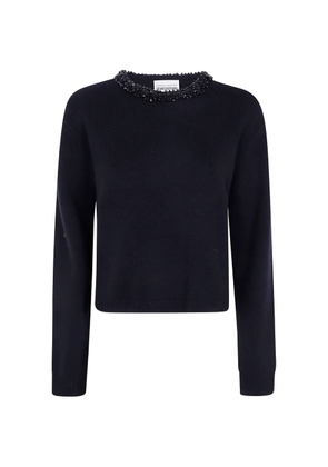 Semicouture Denny bead-embellished sweater - Black