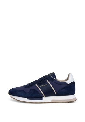 Hackett London Keston Symbol suede-panel sneakers - Blue