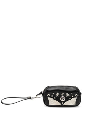 Toga stud-embellished leather wallet - Black
