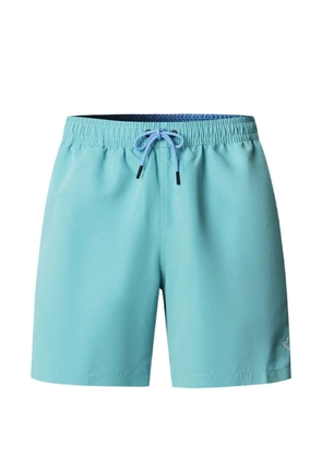 Hackett London logo-patch drawstring swim trunks - Blue