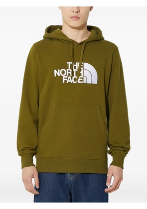 The North Face logo-print drawstring hoodie - Green