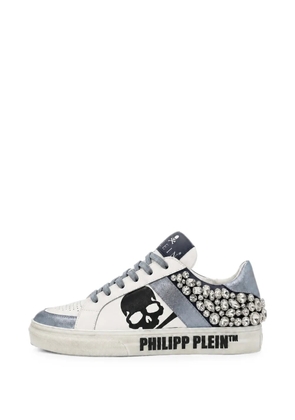 Philipp Plein low-top sneakers skull stones - White