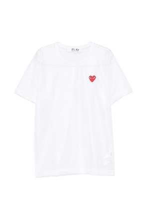 Comme Des Garçons Play heart-patch T-shirt - White