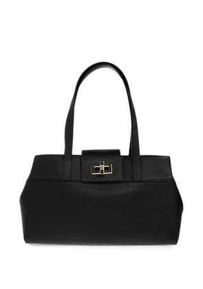 Furla large Amelia leather shoulder bag - Black