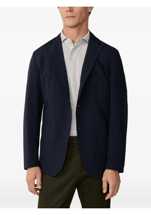 Hackett London single-breasted lightweight blazer - Blue