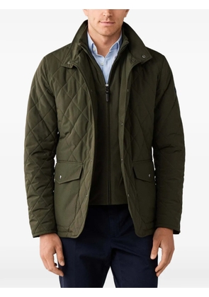 Hackett London diamond-quilted jacket - Green