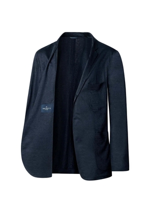 Hackett London notch-lapel patch-pocket blazer - Blue