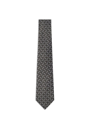 Hackett London Natte Circle Dot tie - Green