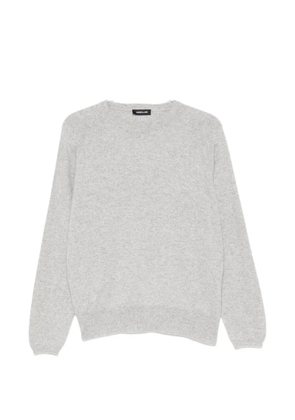 anne claire long-sleeve crew neck sweater - Grey
