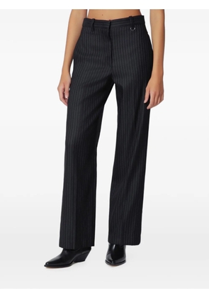 ISABEL MARANT pinstripe-pattern trousers - Black