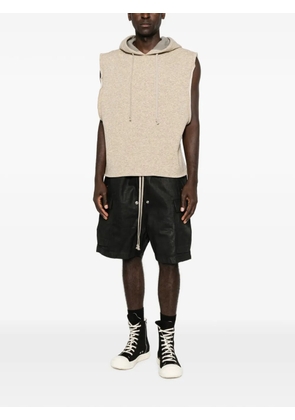Rick Owens DRKSHDW Cargobela drawstring cargo shorts - Black