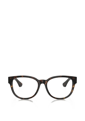 Burberry tortoiseshell-effect round-frame glasses - Brown
