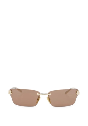 Balenciaga Eyewear Gossip BB logo sunglasses - Brown