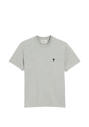 AMI Paris grey cotton T-shirt with Ami de Coeur
