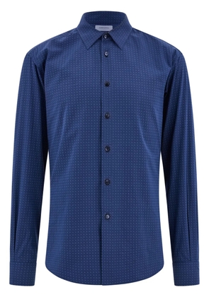 Ferragamo geometric-print shirt - Blue