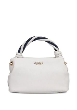 GUESS USA logo-lettering crossbody bag - White