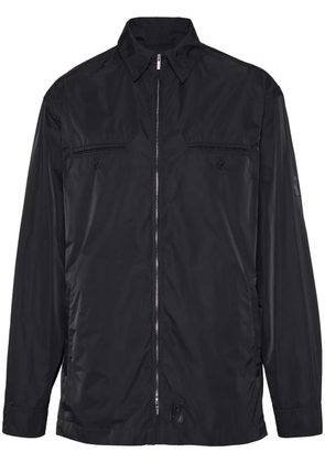 Ferragamo Gancini-plaque hooded jacket - Black