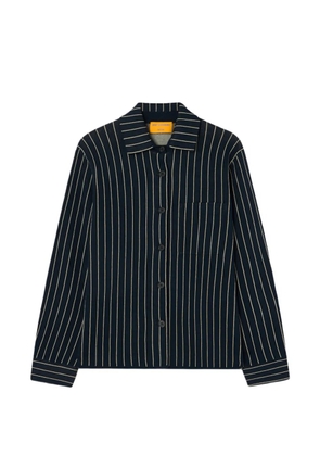 Guest In Residence pinstripe-print shirt - Blue