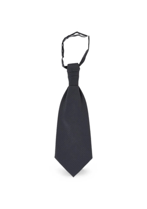 Corneliani patterned wool-blend ascot tie - Blue
