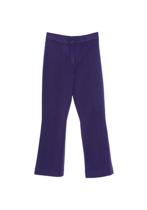 BOMPARD knitted bootcut trousers - Purple