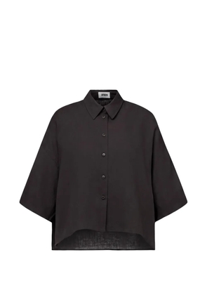 Drykorn Yarika short-sleeve cropped shirt - Brown