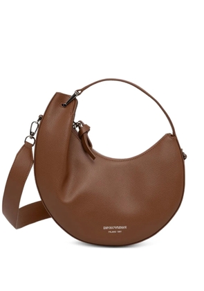 Emporio Armani 1981 mini leather bag - Brown