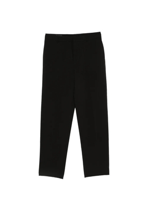 Emporio Armani pressed-crease straight-leg trousers - Black