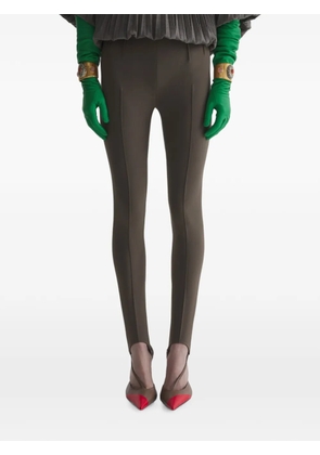 Mugler tailored legging - Neutrals