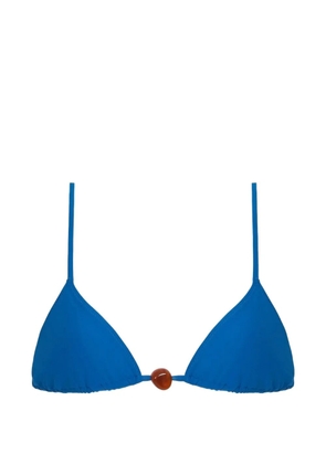TROPIC OF C Equator bead-embellished bikini top - Blue