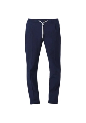 PT Torino drawstring cotton trousers - Blue