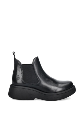 Fly London logo-detail chelsea boots - Black