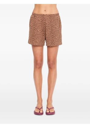 The Upside Darcy leopard-print shorts - Brown