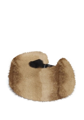 Apparis Eleni faux-fur headband - Brown