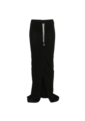 Rick Owens DRKSHDW Soft Edfu drawstring maxi skirt - Black