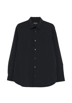 Emporio Armani button-up long-sleeve shirt - Blue