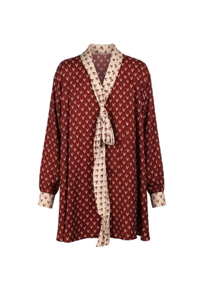 Valentino Garavani logo-print mini dress - Red