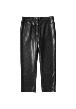 THE ANDAMANE Axelle slim-fit cropped trousers - Black