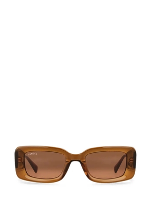Lancel Premier Flirt rectangle-frame sunglasses - Brown