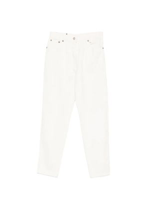Versace Pre-Owned 1980s logo-patch jeans - White