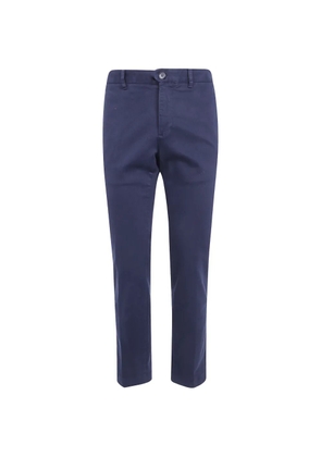 Incotex cotton chino trousers - Blue