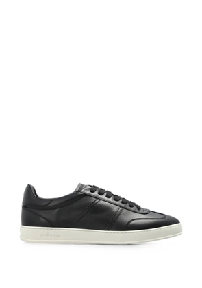Kiton leather sneakers - Black