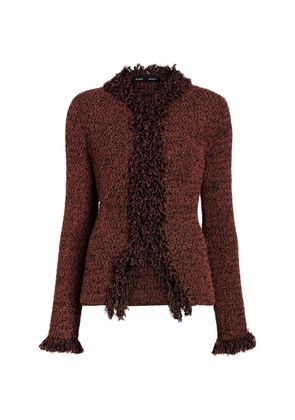Proenza Schouler Nilo top in textured-jacquard - Brown