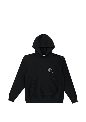 ERIC EMANUEL EE Basic logo-print hoodie - Black