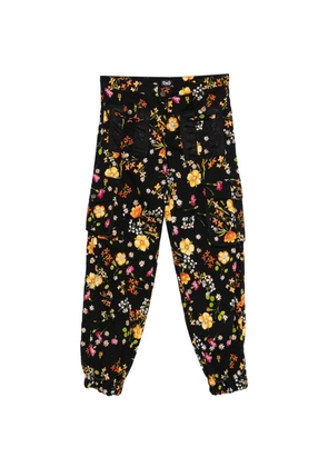 Dolce & Gabbana Pre-Owned 2000s floral-print cargo pants - Black