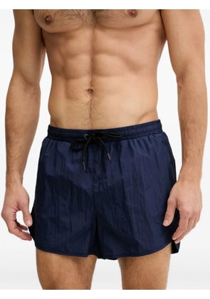 Aeronautica Militare logo-patch drawstring swim shorts - Blue