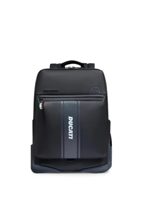 PIQUADRO x Ducati logo-detail backpack - Black